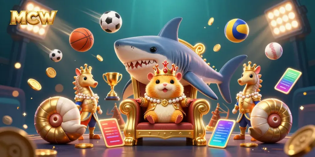 Join the excitement at MCW with immersive sports-themed online gaming featuring a dynamic 3D scene.