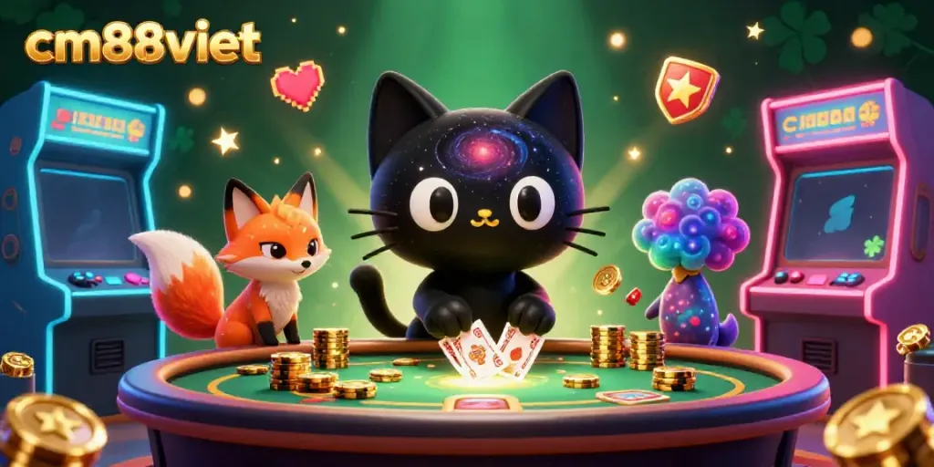Experience thrilling casino action with cm88viet through vibrant 3D characters and lively game elements.