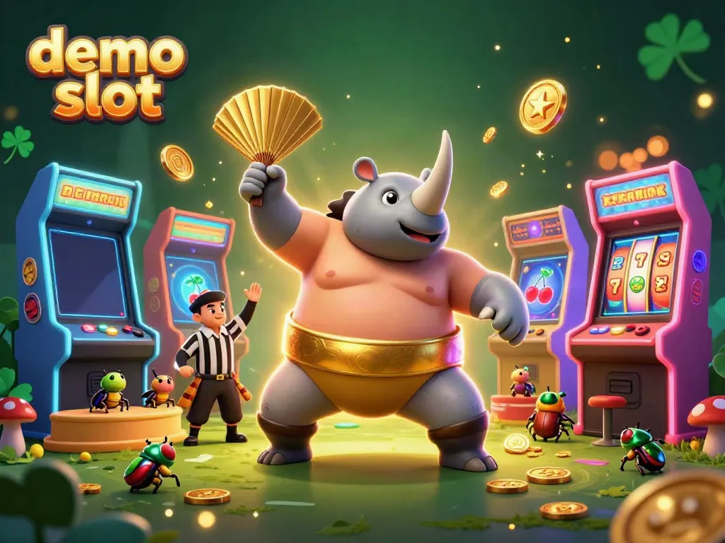 Engage with immersive demo slot action featuring lively characters, colorful symbols, and gold coins.