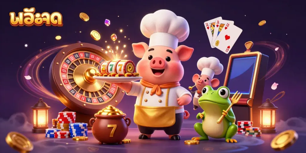สล็อต มีหมูเชฟเสิร์ฟรวมทองคำในบรรยากาศยาวเยียด