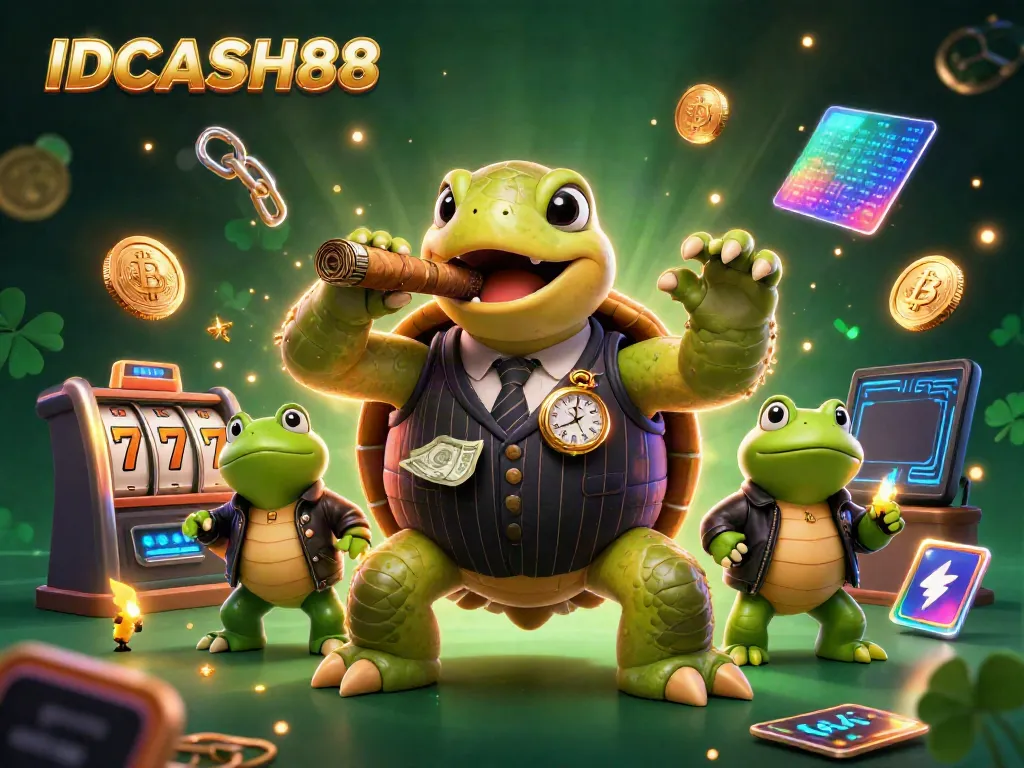 Experience thrilling slots with IDCASH88, featuring a diverse collection of games and vibrant graphics.