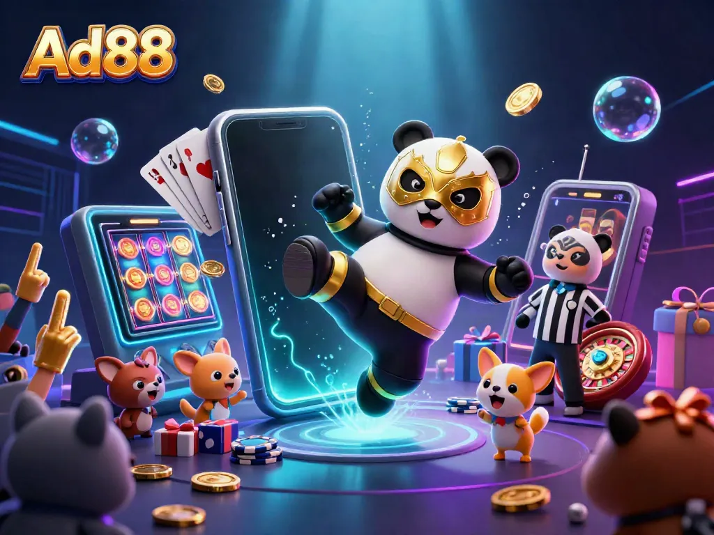Ad88 engages players with exciting casino games and vibrant 3D scenes filled with action.