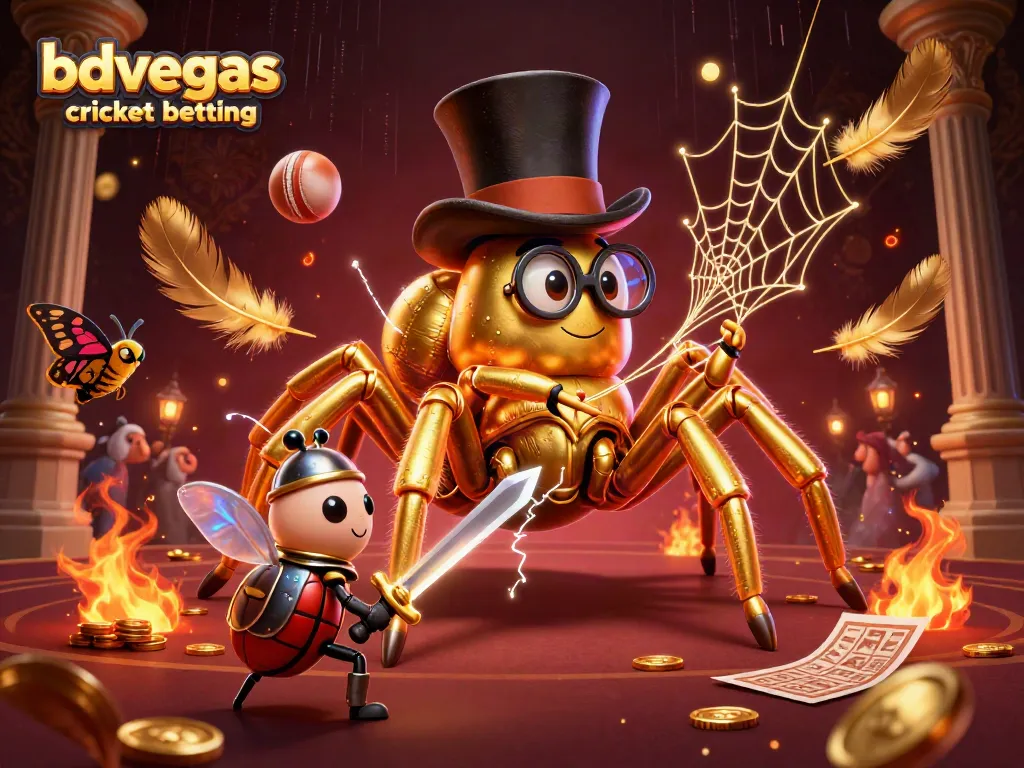 Experience the excitement of bdvegas cricket betting with our dynamic 3D illustration of betting characters.